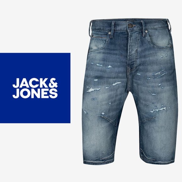 Jack + Jones Echo Long Shorts - Size 30 - Picture 1 of 11